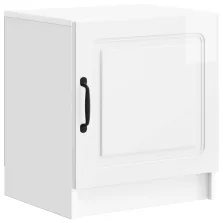   vidaXL Éjjeliszekrény Magasfényű Fehér 43 x 34,5 x 47 cm Szerelt Fa