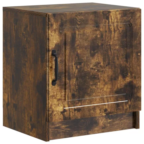 vidaXL Éjjeliszekrény Füstös Tölgy 43 x 34,5 x 47 cm Szerelt Fa