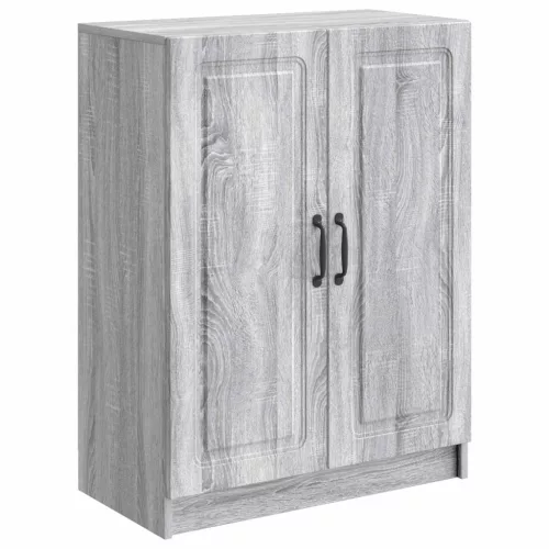 vidaXL Széf Szürke Sonoma 66 x 34,5 x 87 cm Szerelt Fa