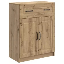   vidaXL Széf fiókkal Kézműves Tölgy 66 x 34,5 x 87 cm Szerelt Fa