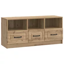   vidaXL TV szekrény Kézműves Tölgy 102 x 34,5 x 47 cm Szerelt Fa