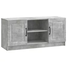  vidaXL TV szekrény Betonszürke 102 x 34,5 x 47 cm Szerelt Fa