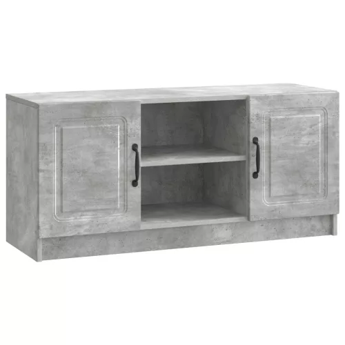 vidaXL TV szekrény Betonszürke 102 x 34,5 x 47 cm Szerelt Fa