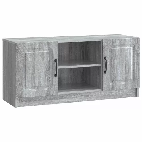 vidaXL TV szekrény Szürke Sonoma 102 x 34,5 x 47 cm Szerelt Fa
