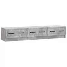   vidaXL TV szekrény fiókkal Betonszürke 147 x 34,5 x 27 cm Szerelt Fa