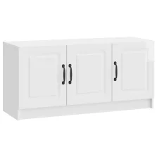   vidaXL TV szekrény Magasfényű Fehér 99 x 34,5 x 47 cm Szerelt Fa