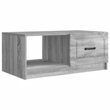   vidaXL Dohányzóasztal Szürke Sonoma 90 x 50 x 37 cm Szerelt Fa