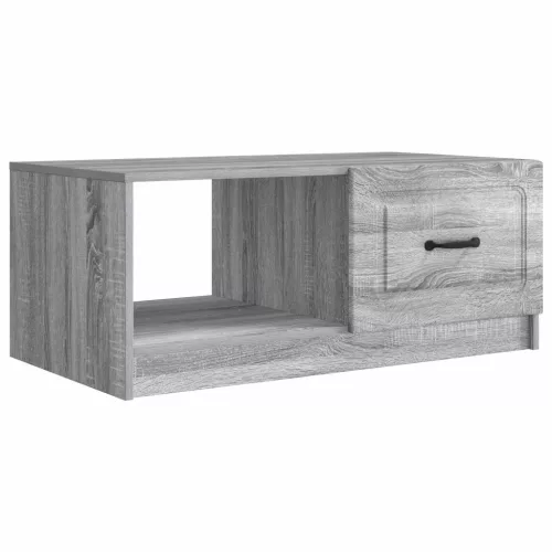 vidaXL Dohányzóasztal Szürke Sonoma 90 x 50 x 37 cm Szerelt Fa