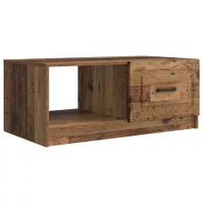 vidaXL Dohányzóasztal Antik Fa 90 x 50 x 37 cm Szerelt Fa