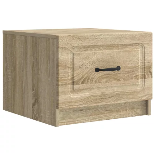 vidaXL Dohányzóasztal fiókkal Sonoma Tölgy 49 x 50 x 37 cm Szerelt Fa