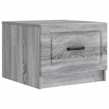   vidaXL Dohányzóasztal fiókkal Szürke Sonoma 49 x 50 x 37 cm Szerelt Fa