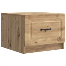   vidaXL Dohányzóasztal Kézműves Tölgy 49 x 50 x 37 cm Szerelt Fa