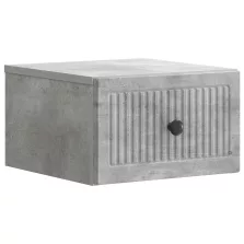   vidaXL Fali éjjeli szekrény Betonszürke 33 x 34,5 x 20 cm Szerelt Fa