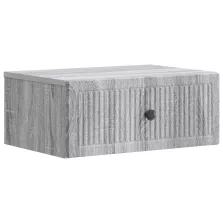   vidaXL Éjjeliszekrény Szürke Sonoma 49 x 34,5 x 20 cm Szerelt Fa