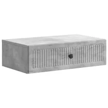   vidaXL Fali oldaltábla Betonszürke 59 x 34,5 x 17 cm Szerelt Fa