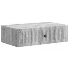   vidaXL Fali oldaltábla Szürke Sonoma 59 x 34,5 x 17 cm Szerelt Fa