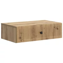   vidaXL Fali oldaltábla Kézműves Tölgy 59 x 34,5 x 17 cm Szerelt Fa