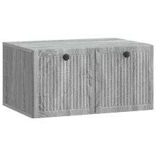   vidaXL Fali TV szekrény Szürke Sonoma 59,5 x 41 x 30 cm Szerelt Fa