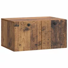   vidaXL Fali TV szekrény Antik Fa 59,5 x 41 x 30 cm Szerelt Fa