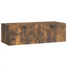   vidaXL Fali TV szekrény Füstös Tölgy 98 x 41 x 30 cm Szerelt Fa