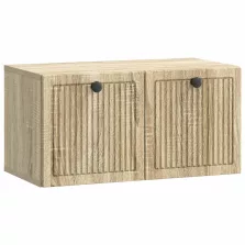   vidaXL Fali TV szekrény Sonoma Tölgy 59,5 x 31 x 30 cm Szerelt Fa