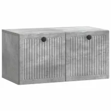   vidaXL Fali TV szekrény Betonszürke 59,5 x 31 x 30 cm Szerelt Fa