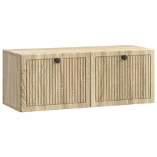   vidaXL Fali TV szekrény Sonoma Tölgy 78,5 x 31 x 30 cm Szerelt Fa
