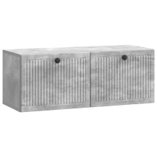   vidaXL Fali TV szekrény Betonszürke 78,5 x 31 x 30 cm Szerelt Fa