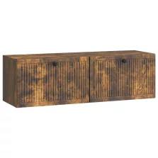   vidaXL Fali TV szekrény Füstös Tölgy 98 x 31 x 30 cm Szerelt Fa