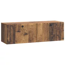 vidaXL Fali TV szekrény Antik Fa 98 x 31 x 30 cm Szerelt Fa