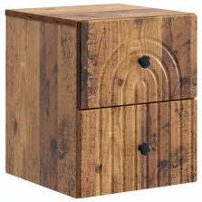   vidaXL Fali éjjeli szekrény Antik Fa 33 x 34,5 x 40 cm Szerelt Fa