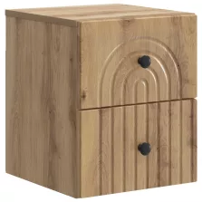   vidaXL Fali éjjeli szekrény fiókkal Kézműves Tölgy 33 x 34,5 x 40 cm