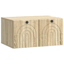   vidaXL Fali TV szekrény Sonoma Tölgy 59,5 x 41 x 30 cm Szerelt Fa