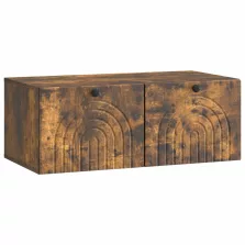   vidaXL Fali TV szekrény Füstös Tölgy 78,5 x 41 x 30 cm Szerelt Fa