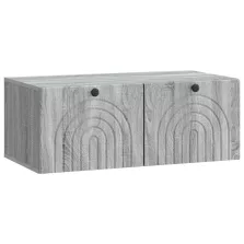   vidaXL Fali TV szekrény Szürke Sonoma 78,5 x 41 x 30 cm Szerelt Fa