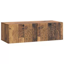 vidaXL Fali TV szekrény Antik Fa 99 x 41 x 30 cm Szerelt Fa