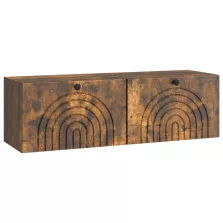   vidaXL Fali TV szekrény Füstös Tölgy 98 x 31 x 30 cm Szerelt Fa