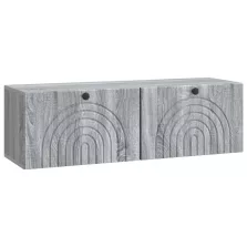   vidaXL Fali TV szekrény Szürke Sonoma 98 x 31 x 30 cm Szerelt Fa