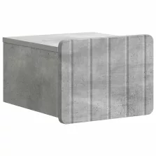   vidaXL Fali éjjeli szekrény Betonszürke 33 x 34,5 x 24 cm Szerelt Fa