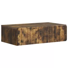   vidaXL Fali oldaltábla Füstös Tölgy 59 x 34,5 x 17 cm Szerelt Fa
