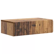   vidaXL Fali oldaltábla Antik Fa 59 x 34,5 x 17 cm Szerelt Fa