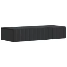   vidaXL Fali oldaltábla Fekete 87,5 x 34,5 x 17 cm Szerelt Fa