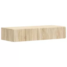   vidaXL Fali oldaltábla Sonoma Tölgy 87,5 x 34,5 x 17 cm Szerelt Fa