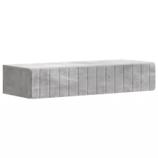   vidaXL Fali oldaltábla Betonszürke 87,5 x 34,5 x 17 cm Szerelt Fa