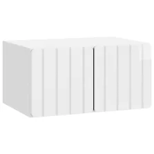   vidaXL Fali TV szekrény Magasfényű Fehér 59,5 x 41 x 30 cm Szerelt Fa