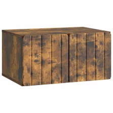   vidaXL Fali TV szekrény Füstös Tölgy 59,5 x 41 x 30 cm Szerelt Fa