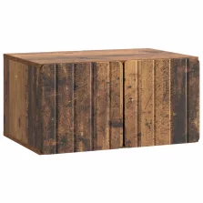   vidaXL Fali TV szekrény Antik Fa 59,5 x 41 x 30 cm Szerelt Fa