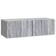   vidaXL Fali TV szekrény Szürke Sonoma 98 x 41 x 30 cm Szerelt Fa