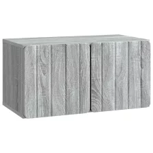   vidaXL Fali TV szekrény Szürke Sonoma 59,5 x 31 x 30 cm Szerelt Fa