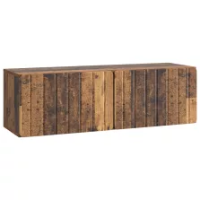 vidaXL Fali TV szekrény Antik Fa 98 x 31 x 30 cm Szerelt Fa